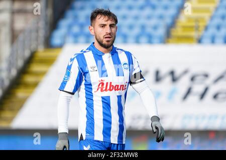 Odense, Dänemark. März 2021, 14th. Bashkim Kadrii (12) von ob während des Superliga-Spiels 3F zwischen Odense Boldklub und Broendby IF im Nature Energy Park in Odense. (Foto Kredit: Gonzales Foto/Alamy Live News Stockfoto