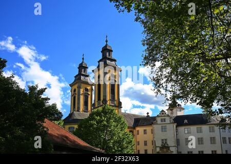 Bad Mergentheim ist EINE Stadt in Baden-Württemberg mit vielen historischen Sehenswürdigkeiten Stockfoto