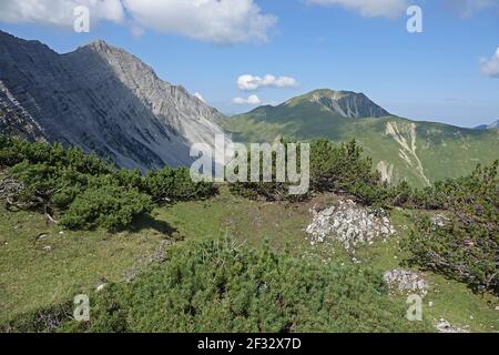 In Grubigstein Bei Lermoos, Lechtaler Alpen, Tirol, Österreich Stockfoto