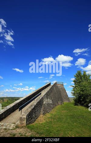 Potato Tower In Der Nähe Von Randersacker Stockfoto