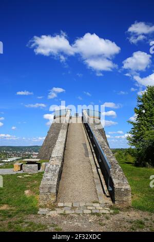 Potato Tower In Der Nähe Von Randersacker Stockfoto