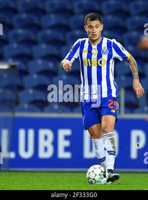 14th. März 2021; Dragao Stadium, Porto, Portugal; Portugiesische Meisterschaft 2020/2021, FC Porto gegen Pacos de Ferreira; Otávio vom FC Porto Stockfoto