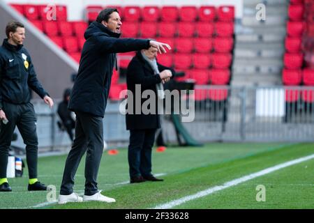 Roger Schmidt, Trainer PSV während Eredivisie Spiel PSV-Feyenoord am März, 14 2021 in Eindhoven Niederlande Credit: SCS/Sander Chamid/AFLO/Alamy Live News Stockfoto