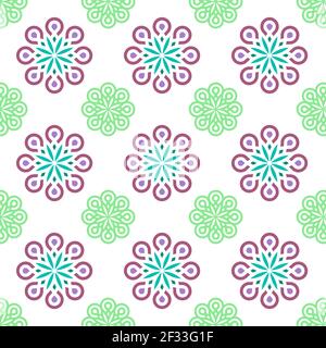 Moderne abstrakte nahtlose Vektor-Muster. Moderne, modische abstrakte Textur. Wiederholende geometrische Fliesen aus gestreiften Elementen. Elegantes Vektor-Muster. Stockfoto