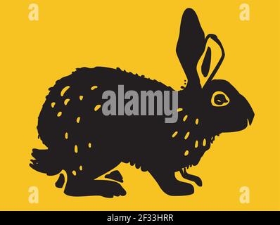 Vektor-Illustration von Kaninchen Stock Vektor