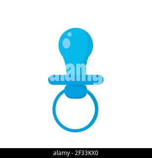 Abbildung des Symbols für den Baby-Schnuller Stock Vektor