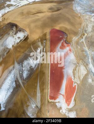 Luftbild um walvisbucht bei swakopmund, namibia Stockfoto