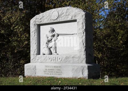 Geographie / Reisen, USA, Mississippi, Vicksburg, Soldatenstatue, Vicksburg National Military Park, VI, Additional-Rights-Clearance-Info-not-available Stockfoto