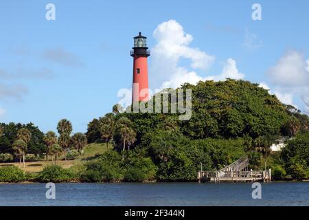 Geographie / Reisen, USA, Florida, West Palm Beach, Jupiter Inlet Light (1860), West Palm Beach, zusätzliche-Rights-Clearance-Info-not-available Stockfoto