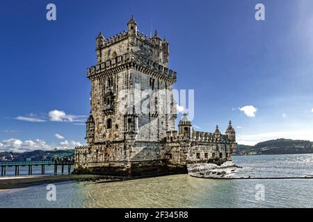 Turm von Belem Stockfoto