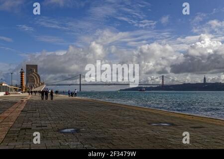 Vasco de Gama Denkmal Stockfoto