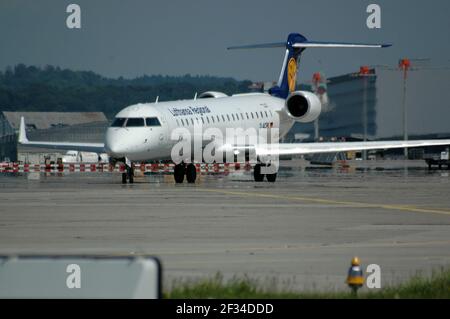 15-03-2021 - Generic Airplanes - D-ACPK - Lufthansa CityLine - Canadair Regional Jet. Seriennummer 10063, Typ CRJ-701ER. Geliefert an Lufthansa City Stockfoto