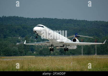 15-03-2021 - Generic Airplanes - D-ACPK - Lufthansa CityLine - Canadair Regional Jet. Seriennummer 10063, Typ CRJ-701ER. Geliefert an Lufthansa City Stockfoto