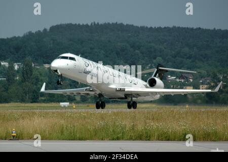 15-03-2021 - Generic Airplanes - D-ACPS - Lufthansa CityLine - Canadair Regional Jet. Seriennummer 10100, Typ CRJ-701ER. Geliefert an Lufthansa City Stockfoto