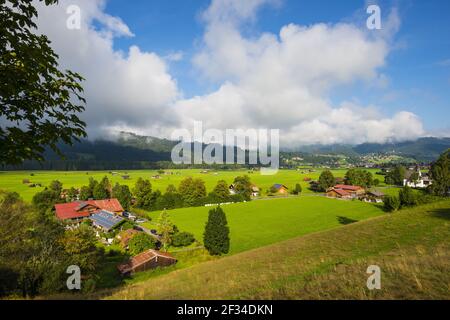 Geographie / Reisen, Deutschland, Bayern, Loretto Wiesen, gemeinsame Länder südlich von Oberstdorf, Oberer Allgae, Freedom-of-Panorama Stockfoto