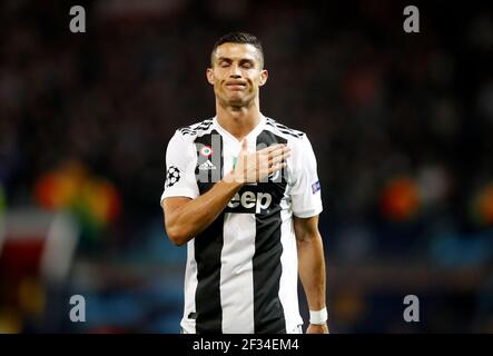 Aktenfoto vom 23-10-2018 von Juventus' Cristiano Ronaldo. Ausgabedatum: Montag, 15. März 2021. Stockfoto
