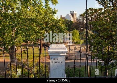 Buenos Aires, Argentinien Lezama Park in Buenos Aires Stockfoto