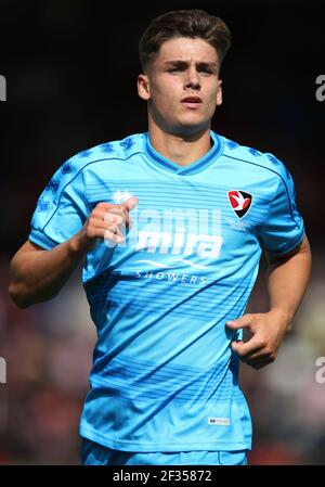 Datei-Foto vom 20-07-2019 von Cheltenham Town's George Lloyd. Ausgabedatum: Montag, 15. März 2021. Stockfoto