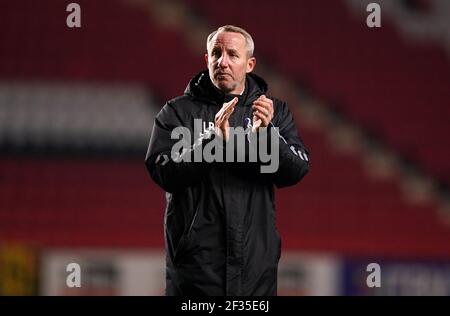Datei Foto vom 02-12-2020 von Charlton Athletic Manager Lee Bowyer. Ausgabedatum: Montag, 15. März 2021. Stockfoto