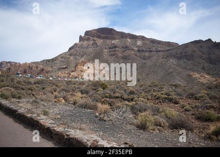 Das Tal des Fingers des gottes auf dem Insel teneriffa Stockfoto