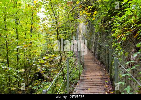 Eistobel Walk in Bayern Stockfoto