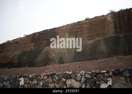 Das Tal des Fingers des gottes auf dem Insel teneriffa Stockfoto