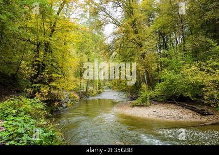 Eistobel Walk in Bayern Stockfoto