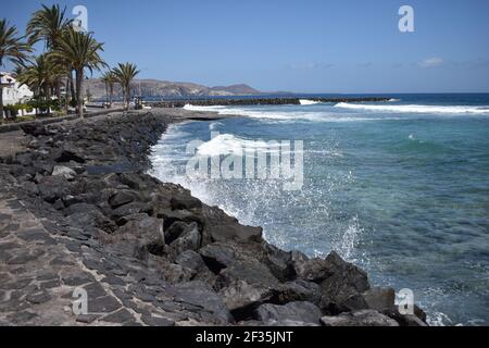 An der Küste von Teneriffa Stockfoto