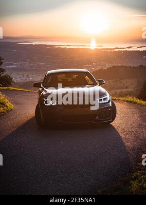 BMW M140i Road Trip Stockfoto