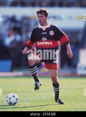 Lothar Matthäus feiert am 21. März 2021 seinen 60th. Geburtstag. Archivfoto: Fußball, Lothar MATTHÄUS, FC Bayern München, Aktion, HF, 09,05.1999, Â Verwendung weltweit Stockfoto