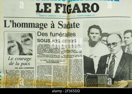 Zeitung, Frankreich Stockfoto