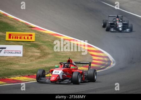 33 FERNANDEZ Sebastian (esp), Formel Renault Eurocup Team Arden, Aktion während der Formel 2019 RENAULT EUROCUP in Spa Francorchamps, Belgien, 25. Bis 27. juli - Foto Antonin Vincent / DPPI Stockfoto