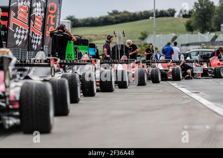 Ambiance pré grille de depart Startaufstellung während der FORMULE RENAULT EUROCUP 2019 auf dem Hungaroring, 6. Bis 8. september, in Ungarn - Foto Marc de Mattia / DPPI Stockfoto