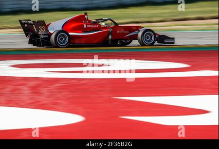 33 FERNANDEZ Sebastian (esp), Formel Renault Eurocup Team Arden, Aktion während der Formel Renault Eurocup Rennen 2019 von Barcelone, Spanien, vom 27. Bis 29. september - Foto Marc de Mattia / DPPI Stockfoto