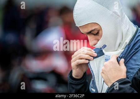 BOLUKBASI Cem (TUR), WETTBEWERB m2 (Bel), Portrait während des Formel Renault Eurocup 2019 in Hockenheim vom 4. Bis 6. oktober, in Deutschland - Foto Clement Luck / DPPI Stockfoto