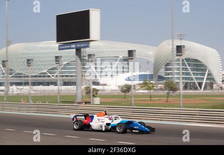 03 DAVID Hadrien (Fra), Formel Renault Eurocup Team R-ACE GP, Aktion während der Eurocup Formel Renault Rookie Tests in Abu Dhabi, vom 27. Bis 28th 2019. oktober. Foto Marc de Mattia / DPPI Stockfoto