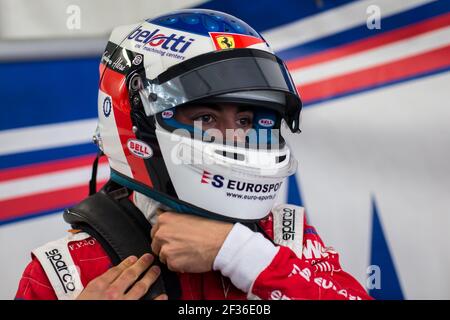 Giuliano Alesi, Trident, Portrait während der FIA Formel 2 Meisterschaft 2019 in Aserbaidschan vom 26. Bis 28. April in Baku - Foto Sebastiaan Rozendaal/Dutch Photo Agency/DPPI Stockfoto