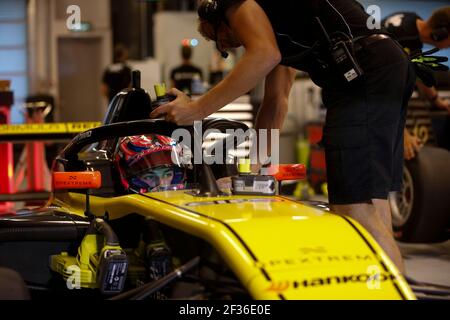 DAVID Hadrien (Fra), Formula Renault Eurocup Team MP Motorsport, Portrait bei den Eurocup Formula Renault Rookie Tests in Abu Dhabi, vom 27. Bis 28th 2019. oktober. Foto Jean Michel Le MEUR / DPPI Stockfoto