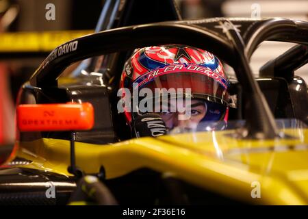 DAVID Hadrien (Fra), Formula Renault Eurocup Team MP Motorsport, Portrait bei den Eurocup Formula Renault Rookie Tests in Abu Dhabi, vom 27. Bis 28th 2019. oktober. Foto Jean Michel Le MEUR / DPPI Stockfoto