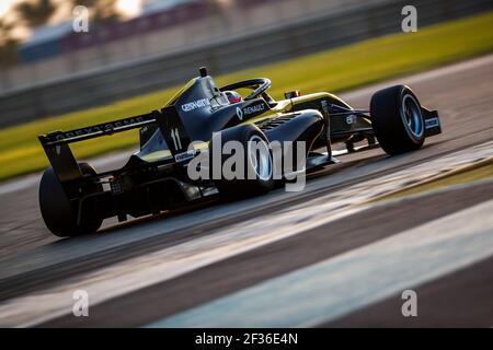 11 DAVID Hadrien (Fra), Formel Renault Eurocup Team MP Motorsport, Aktionwährend der Eurocup Formel Renault Rookie Tests in Abu Dhabi, vom 27. Bis 28th 2019. oktober. Foto Marc de Mattia / DPPI Stockfoto