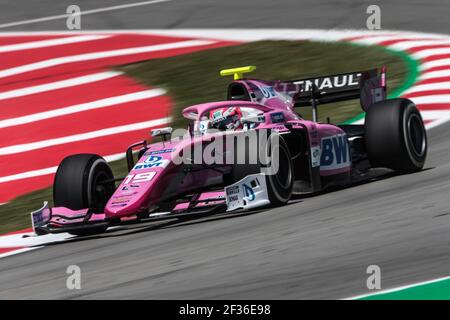 19 HUBERT Anthoine, BWT Arden, Portrait 2019 FIA Formel 2 Meisterschaft in Spanien vom 10. Bis 12. Mai in Barcelona - Foto Sebastiaan Rozendaal/Dutch Photo Agency/DPPI Stockfoto