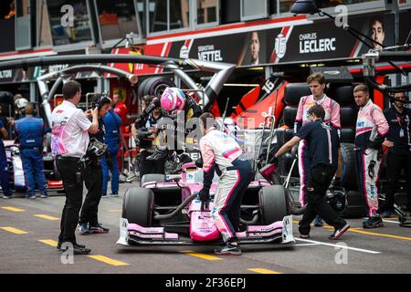 19 HUBERT Anthoine, BWT Arden, Aktion während der FIA Formel 2 Meisterschaft 2019 in Monaco vom 23. Bis 25. Mai - Foto Sebastiaan Rozendaal / Niederländische Fotoagentur / DPPI Stockfoto