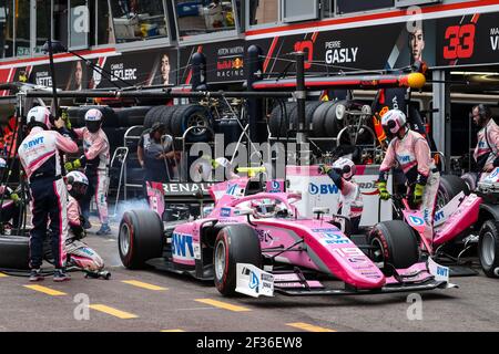 19 HUBERT Anthoine, BWT Arden, Aktion während der FIA Formel 2 Meisterschaft 2019 in Monaco vom 23. Bis 25. Mai - Foto Sebastiaan Rozendaal / Niederländische Fotoagentur / DPPI Stockfoto