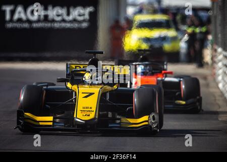 07 ZHOU Guanyu, Uni Virtuosi Racing, Action während der FIA Formel 2 Meisterschaft 23 in Monaco vom 25. Bis 2019. Mai - Foto Diederik van der Laan / Dutch Photo Agency / DPPI Stockfoto