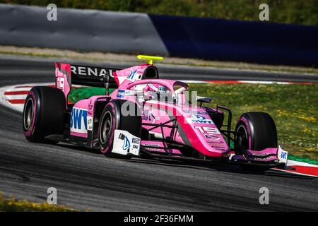 19 HUBERT Anthoine, BWT Arden, Aktion während der FIA Formel 2 Meisterschaft 2019 vom 28. Bis 30. Juni in Spielberg, Österreich - Foto Diederik van der Laan / DPPI Stockfoto
