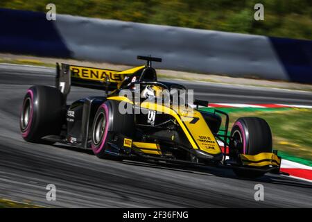 07 ZHOU Guanyu, Uni Virtuosi Racing, Action während der FIA Formel 2 Meisterschaft 2019 vom 28. Bis 30. Juni in Spielberg, Österreich - Foto Diederik van der Laan / DPPI Stockfoto