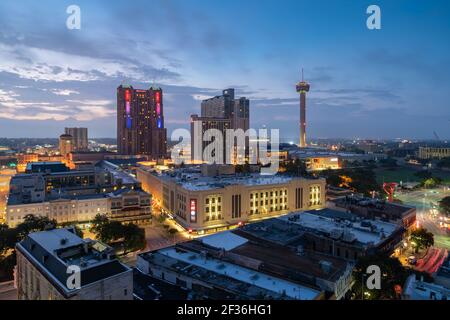 Skyline von San Antonio Stockfoto