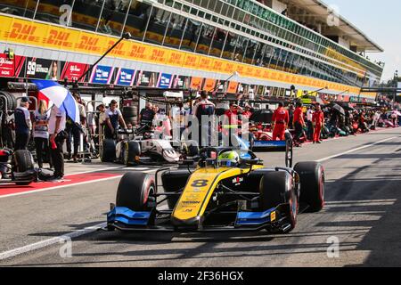 08 GHIOTTO Luca, Uni Virtuosi Racing, Action während der FIA Formel 2 Meisterschaft 2019, Italien, in Monza vom 5. Bis 8. september - Foto Sebastiaan Rozendaal / DPPI Stockfoto