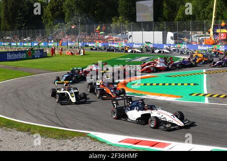 07 ZENDELI Lirim, sauber Junior Team von Charouz, Aktion während der FIA F3 Meisterschaft 2019, Italien, in Monza vom 5. Bis 8. september - Foto Sebastiaan Rozendaal / DPPI Stockfoto