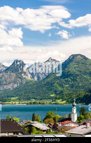 Landschaft bei St. Gilgen, Österreich Stockfoto